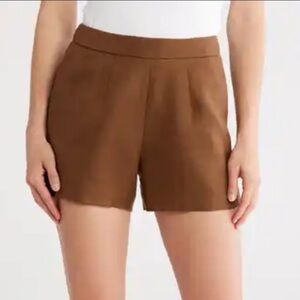 NWT! Vince Casual Cotton Blend Shorts - Brown